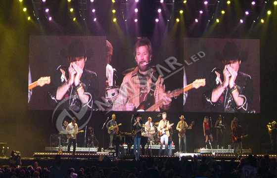 High Resolution Stage Background P12 Indoor Led Mesh Display For Concert 1R1G1B