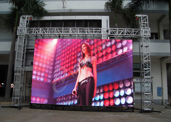 Multimedia Curtain Video Wall Led Display Rentals , High Resolution Led Screen