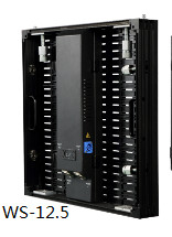 WS - 12,5 video Curtain LED Display Full Color, transparansi 18 -35%