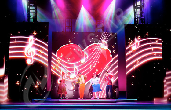 500 * 500mm cahayaBerat SMD LED Display Dalam Ruangan, dipimpin iklan tampilan penuh warna