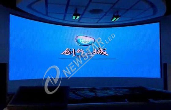 Indoor 5mm Led Curved Display 3 In 1 Smd3528 Gambar Jelas Dan Efek Video