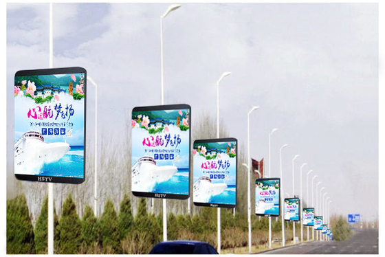 Road Street Lamp Polandia 5mm Led Display, Layar Video Led Wifi 3g 4g Nirkabel