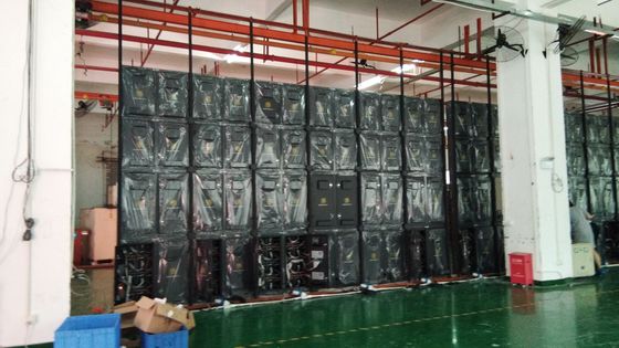 5.95mm Depan Layanan Outdoor Led Tanda Iklan Aluminium Kabinet Disesuaikan