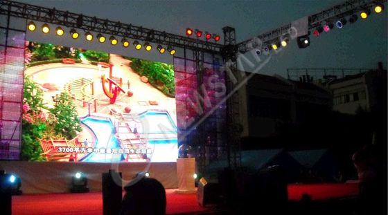 SMD 3535 Outdoor P15.625 Layar LED Transparan / Rental LED Display Untuk Konser Dan Pertunjukan