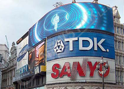 Layar Fleksibel LED terbuka Waterproof IP65 Tahap Latar Belakang Layar Led